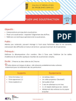 Poser Et Effectuer Une Soustraction