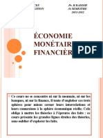 Économie Monétaire s3 ''