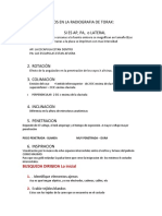 Aspectos Tecnicos en La Radiografia de Torax