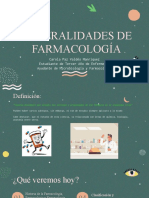 Clase 1 Generalidades de La Farmacología