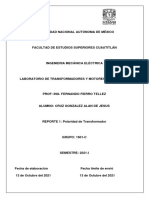 Practica 2 Polaridad de Transformador