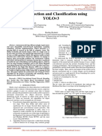 Object Detection and Classification Using Yolov3 IJERTV10IS020078
