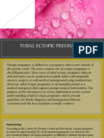 Tubal Ectopic Pregnancy