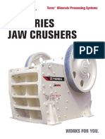 JW Series Jaw Crushers: Terex Minerals Processing Systems