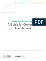 A Guide For Community Foundations: When Disaster Strikes