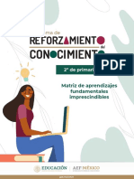 Matriz de Reforzamiento 2° Primaria