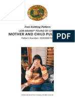 Mother and Child Pullovers: Free Knitting Pattern