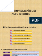 La Interpretación de Acto Jurídico