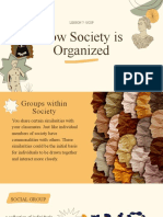 How Society Is Organized: Lesson 7-Ucsp