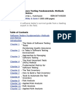 Software Testing Fundamentals-M - by Marnie L. Hutcheson - RL