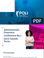 Conferencia No.1 Administración Financiera