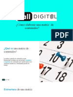 Matriz de Contenido