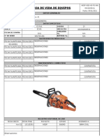 Hoja de Vida Motosierra