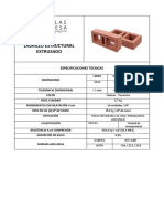 Ladrillo Estructural Extrusado (24X12X6) - Salmon