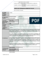 Informacion Básica Del Programa de Formacion Titulada