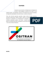 Ositrán, Funciones y Estructura de Organizacion