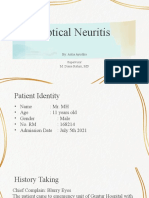 Optical Neuritis: By: Antia Ayudika Supervisor M. Diana Rahim, MD