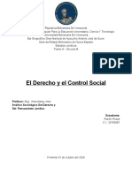 El Derecho y Control Social