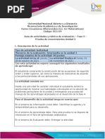 Guía de Actividades y Rúbrica de Evaluación - Fase 5 - Prueba de Conocimientos Unidad 2