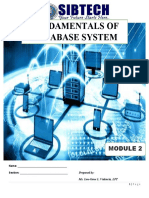 Fundamentals of Database System: Name: - Section