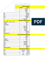 Three-Phase LLC Converter Loss Input Parameter Parameter Value Unit