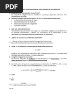 Propiedades Coligativas de Las Disoluciones de Electrólitos