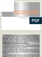 Perhitungan Biaya Pesanan