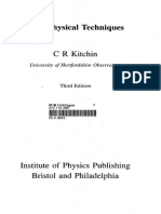 Astrophysical Techniques: C R Kitchin