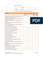 Simple Student Engagement Survey Template