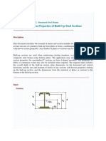 2.3 Section Properties of Built-Up Steel Sections: CHAPTER 2: Structural Steel Beams