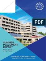 IITD DMS Summer-Placement-Report 2018-2020 Final