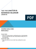 Test Automation and Advanced Selenium-Classbook-Lesson00