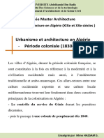 Urbanisme Et Architecture Colonial Mémoire