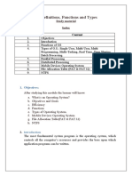 OS Definations and Types