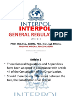 Interpol: General Regulations