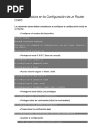 Configuracion Basica Router