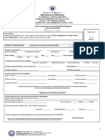 APPLICATION FORM For PCWHS-STE Admission