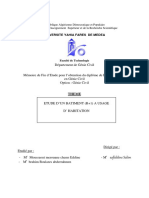 Universite Yahia Fares de Medea: Ministère de L'enseignement Supérieur Et de La Recherche Scientifique