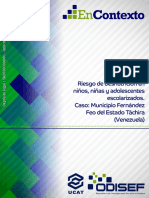 N° 1 Riesgo de Desnutrición en Niños, Niñas y Adolescentes Escolarizados