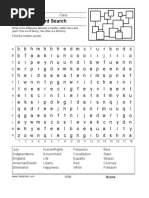 Wordsearch 4th of July