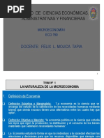 Tema 1 Naturaleza de La Microeconomia LPED