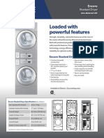 Wascomat Encore Dryer Specifications Stack OPL 22lb 10 KG