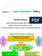 "Green Innovation": Japan's Policy