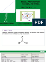 Practica N 14 Acidos Carboxilicos y Derivados