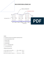 Area by Offsets From A Straight Line