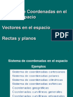 Vectores en El Espacio Tridimensional, Rectas y Planos