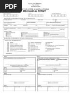 Mechanical Permit: Office of The Building Official