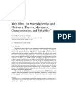 Thin Films For Microelectronics and Photonics: Physics, Mechanics, Characterization, and Reliability