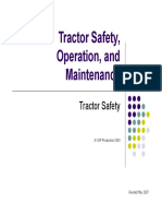 Tractor Safety, Operation, and Maintenance