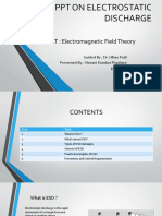 On Electrostatic Discharge